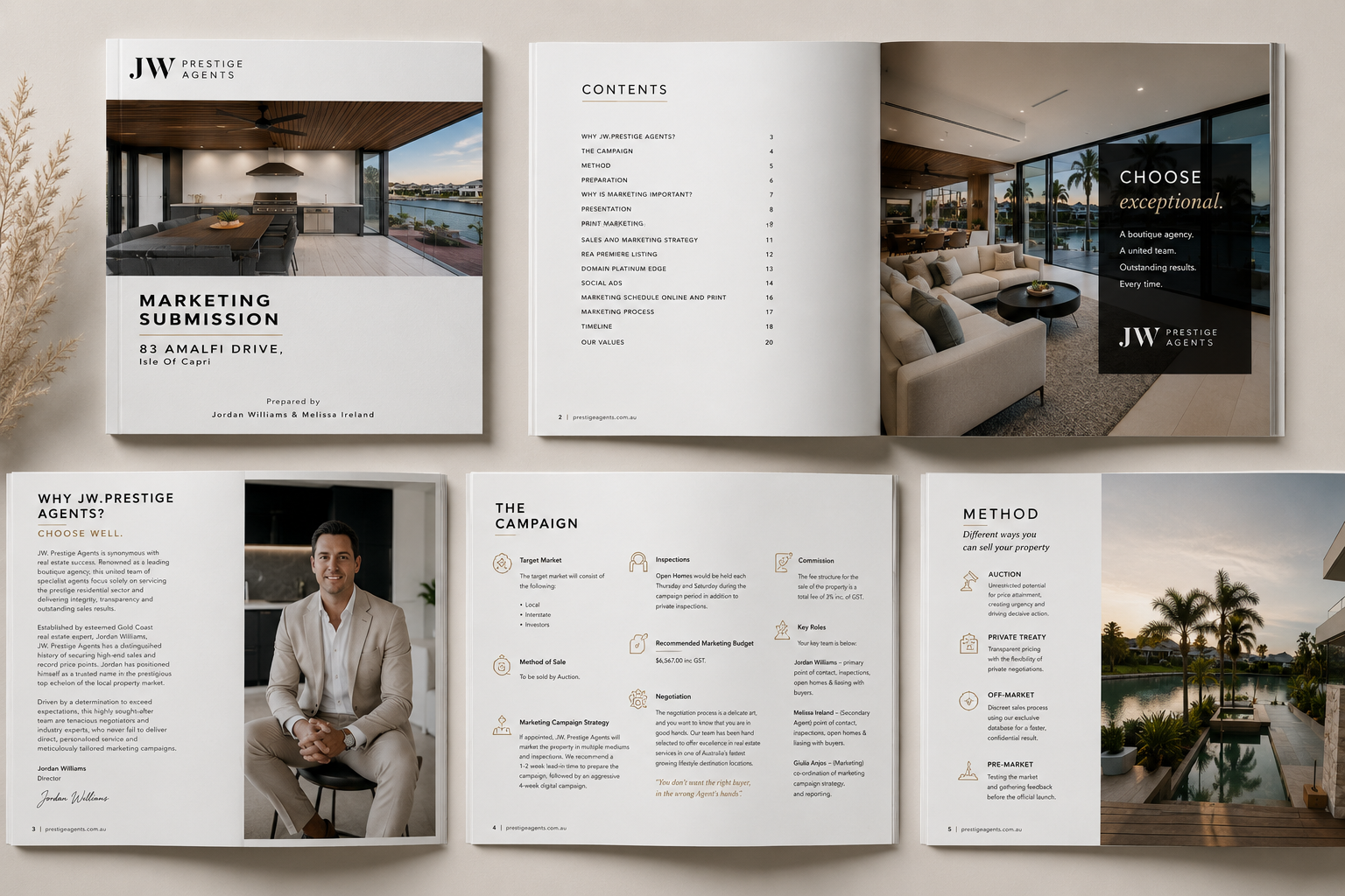 JW PRESTIGE AGENTS — REAL ESTATE social content